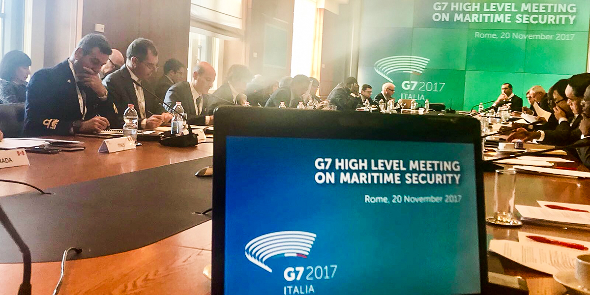 The G7 High Level Meeting on Maritime Security