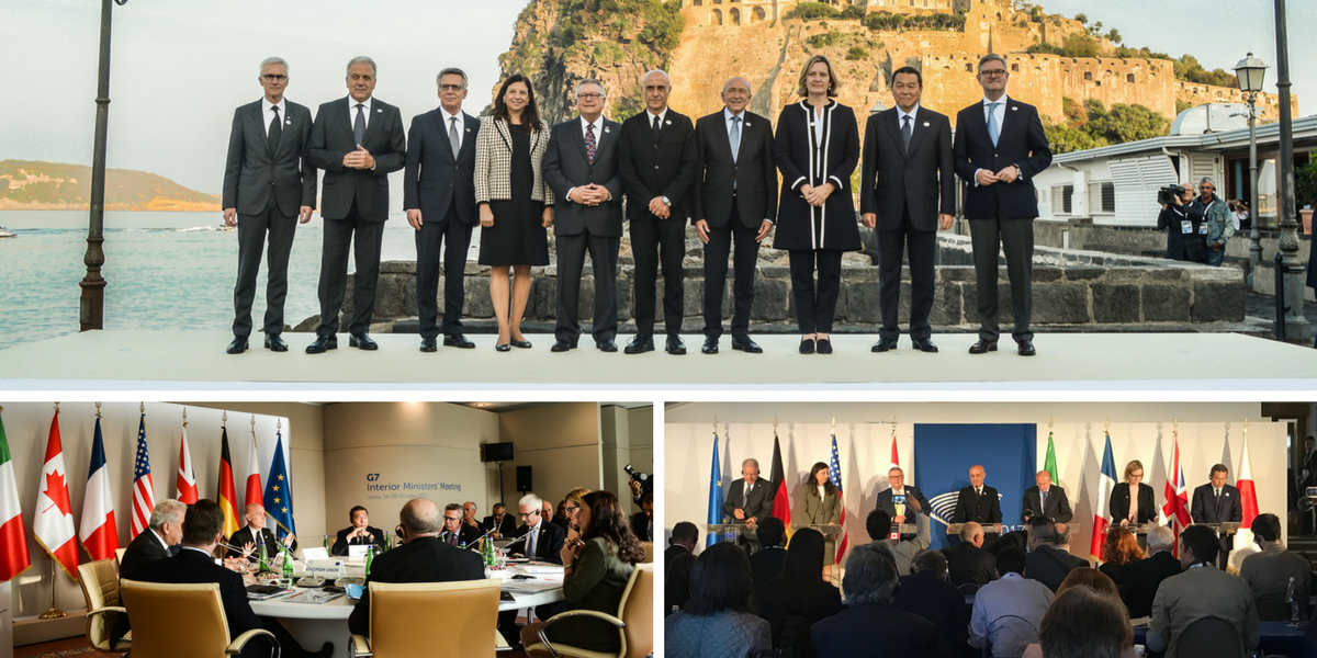 The G7 Interior Ministers' meeting has ended