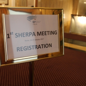 1° Riunione Sherpa, 26-27 Gennaio