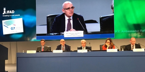 Raffaele Trombetta all’IFAD Raffaele Trombetta all’IFAD