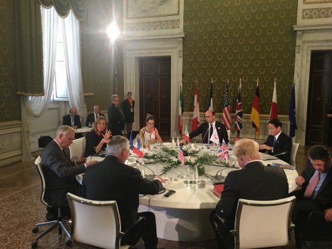 Riunione Ministeriale Esteri, 10-11 aprile