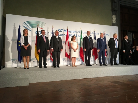 Riunione Ministeriale Esteri, 10-11 aprile