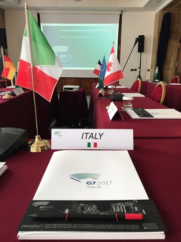 1° Riunione Sherpa, 26-27 Gennaio