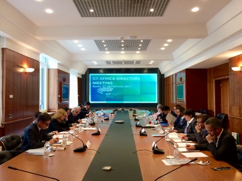 Riunione dei G7 Africa Directors